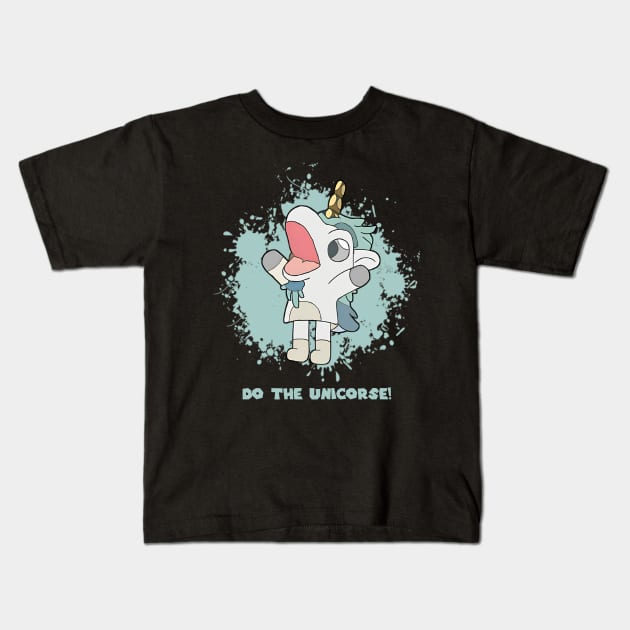 unicorse Kids T-Shirt by FRONTAL BRAND